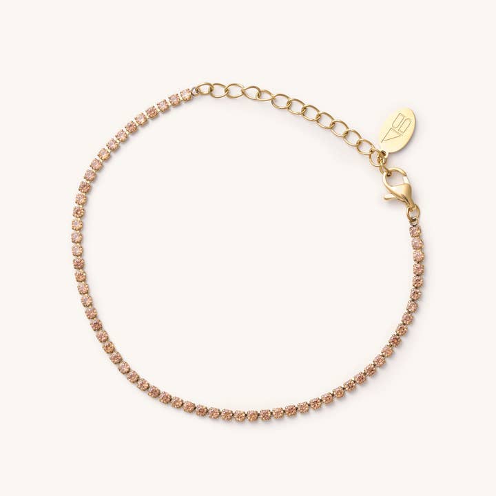 Nikki Smith Designs - Wholesale Tennis Bracelet - Mocha Micro Tennis Bracelet