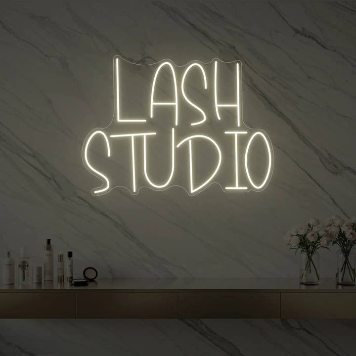 Lash Studio Neon Sign for wholesale by Light Your Way