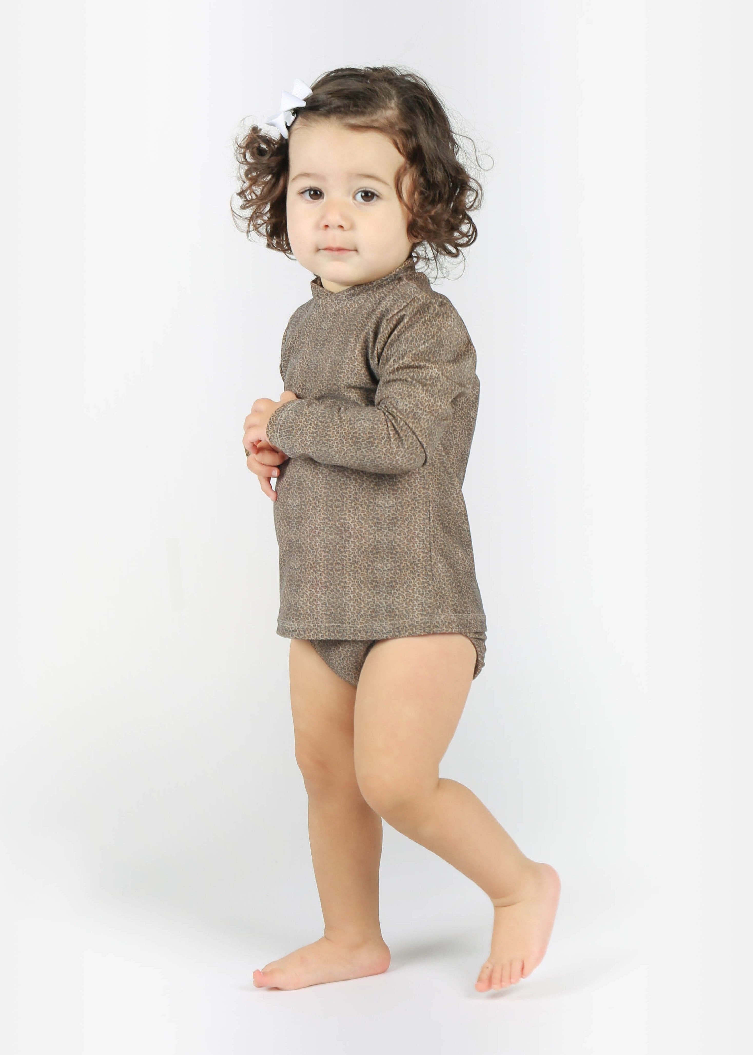 Mini Rash Guard - Eco Leopard for wholesale on Faire