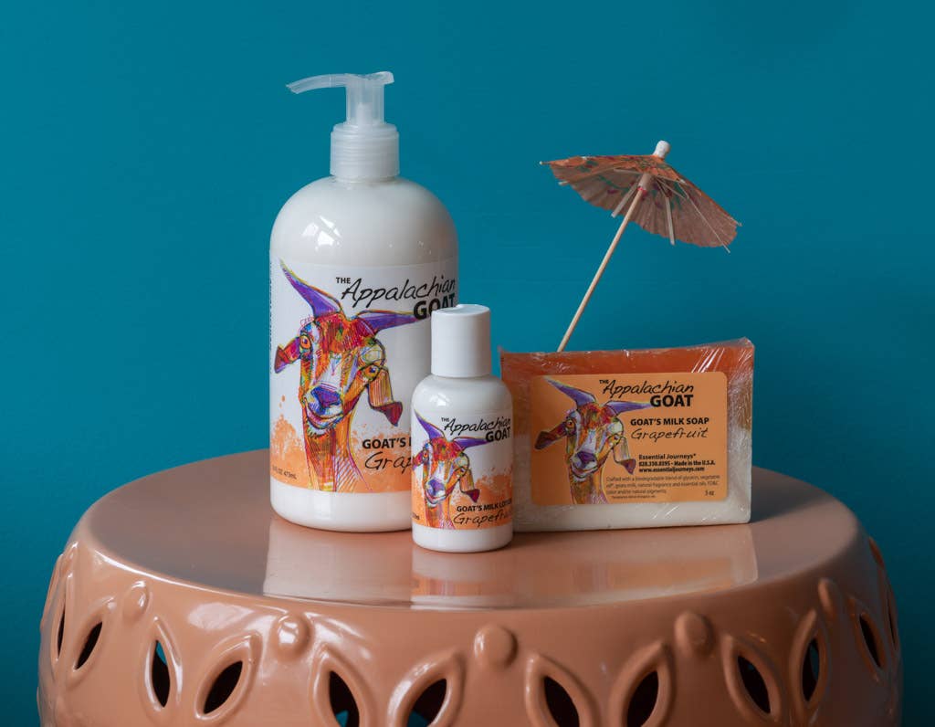 The Appalachian Goat – wholesale Body cream/lotion – 2oz Grapefruit Goats Milk Lotion2