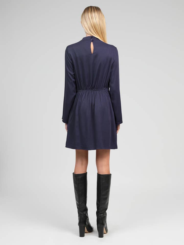 An'ge - Wholesale Dress - Women's - MANINON SHORT DRESS navy4