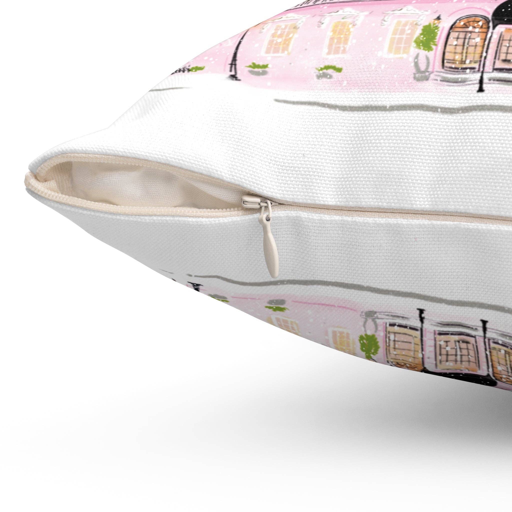 Rebecca Illustrated - Wholesale Throw/Decorative Pillow - Mills House At Christmas-Pillow7