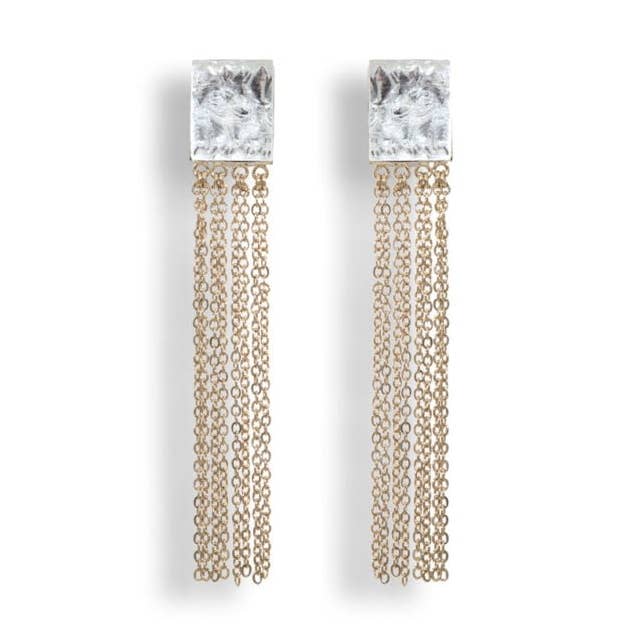 Boucles d'oreilles Elementary Marionite n°6 pour la vente par Marion Fillancq