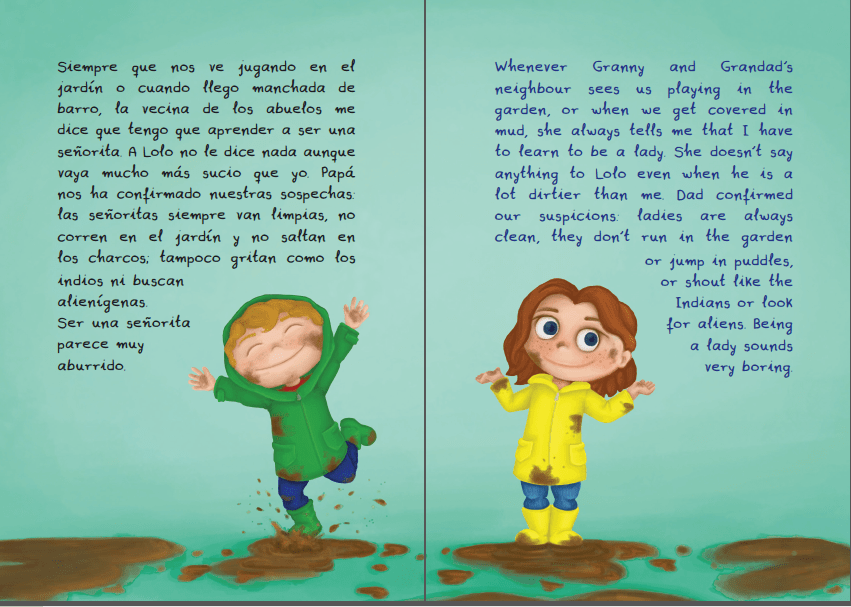 Mika & Lolo - Vente Preschool Book (3-5) - Mika & Lolo - Le livre bilingue qui remet en question les stéréotypes de genre8