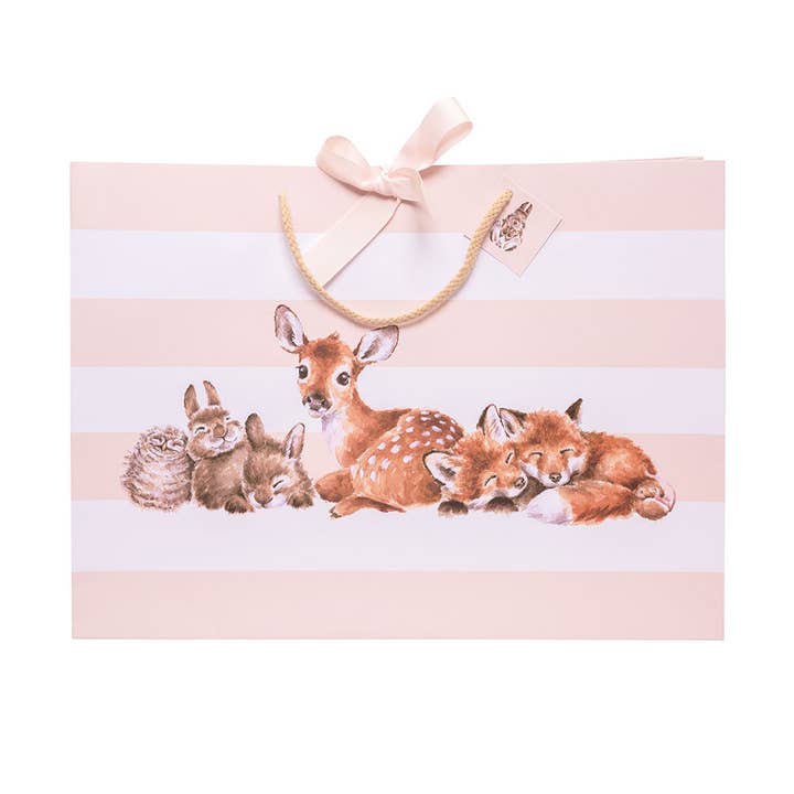 Little Wren Large Gift Bag - Little Forest for wholesale by Wrendale Designs