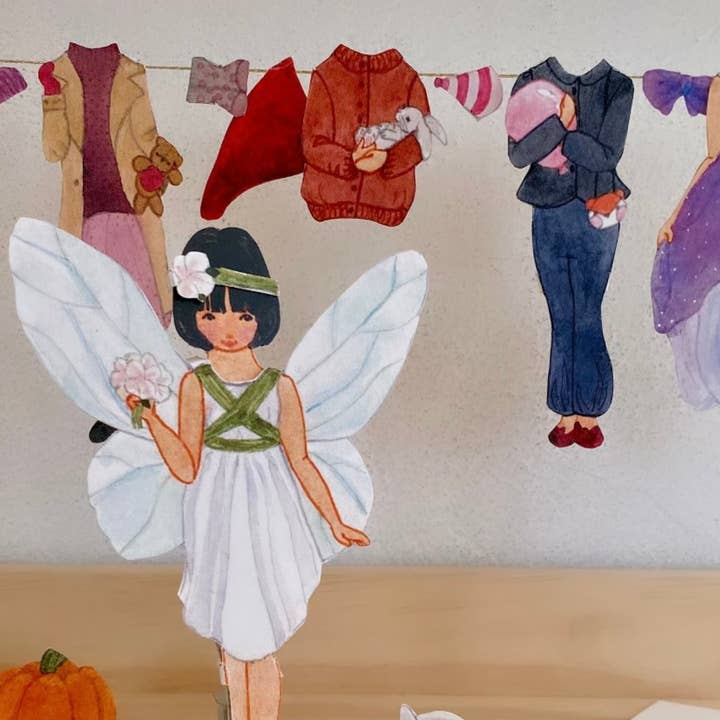 Tall Hat Tales - Wholesale DIY craft kit - Dress-up Doll - Mona1