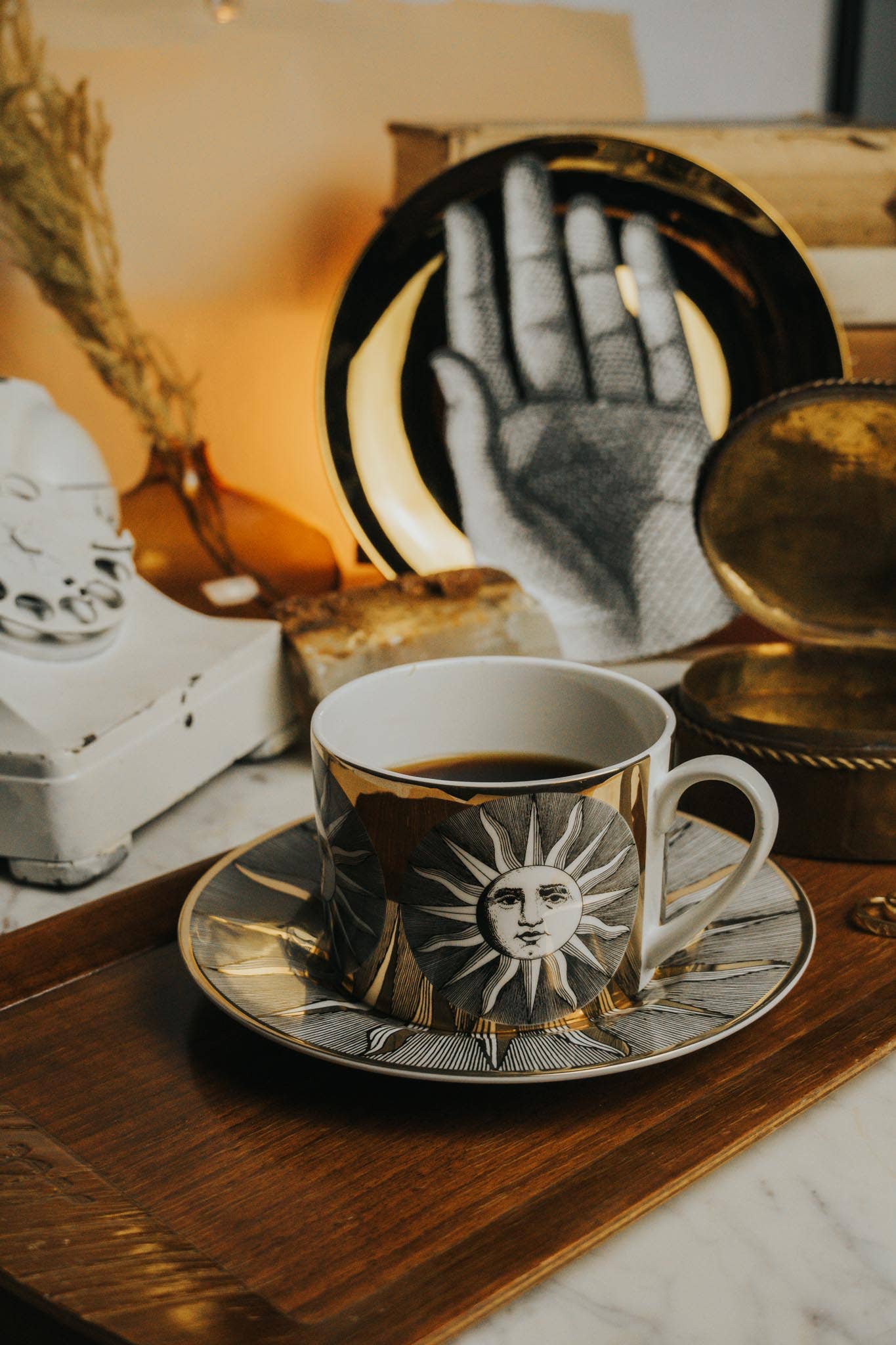 Spitfire Girl - Venta al por mayor Taza de café/té - Juego de taza y platillo Celestial Radiance1