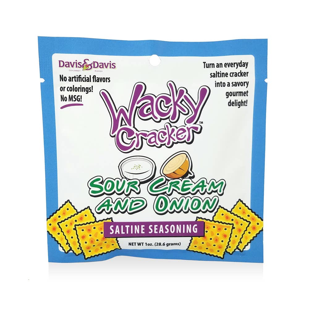 Davis & Davis Gourmet Foods - Wholesale Dip - Sour Cream & Onion Wacky Cracker
