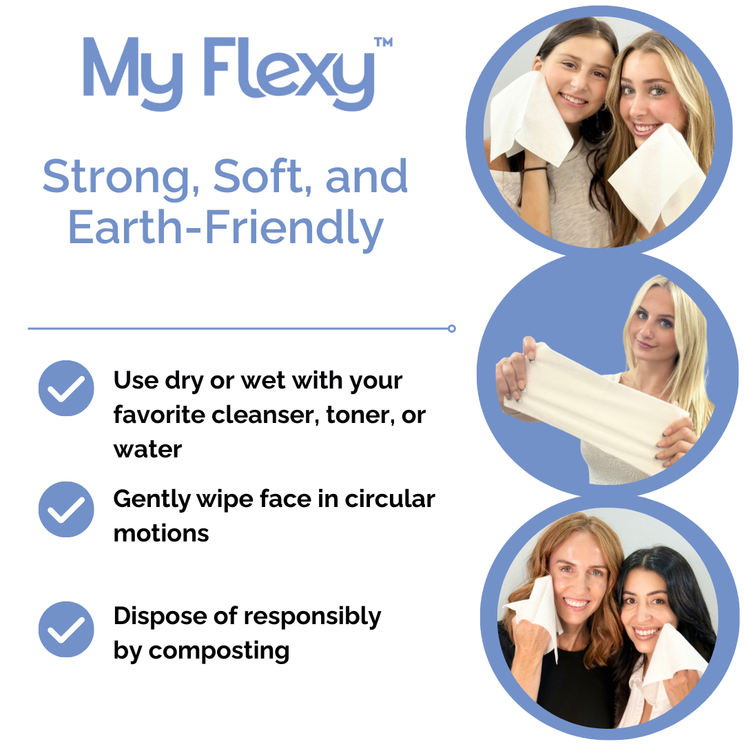 My Flexy – wholesale Ansikts- och kroppsservetter – Komposterbara rena ansiktshanddukar17