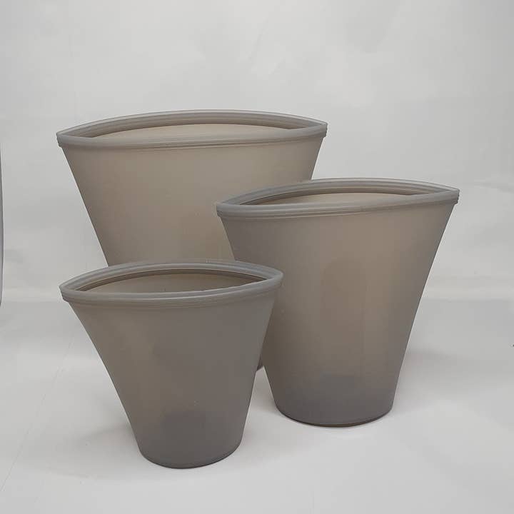 Bare & Co. - Wholesale Food storage wrap/bag - Stand Up Silicone Food Bag - Kitchen Set (8 pieces)