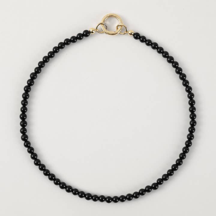 Sort Onyx Essens Halskæde for engroshandel hos Stellar Whispers