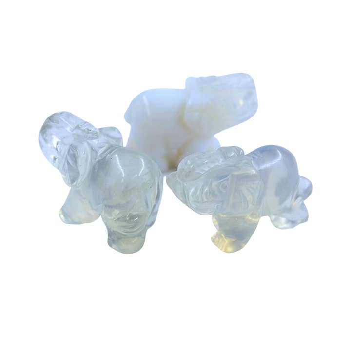 Crystal Elephant - Opalite Large for wholesale by Earths Elements Wholesale