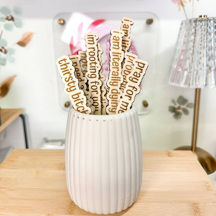 Funny Plant Stakes for wholesale by Luna Beam Creations