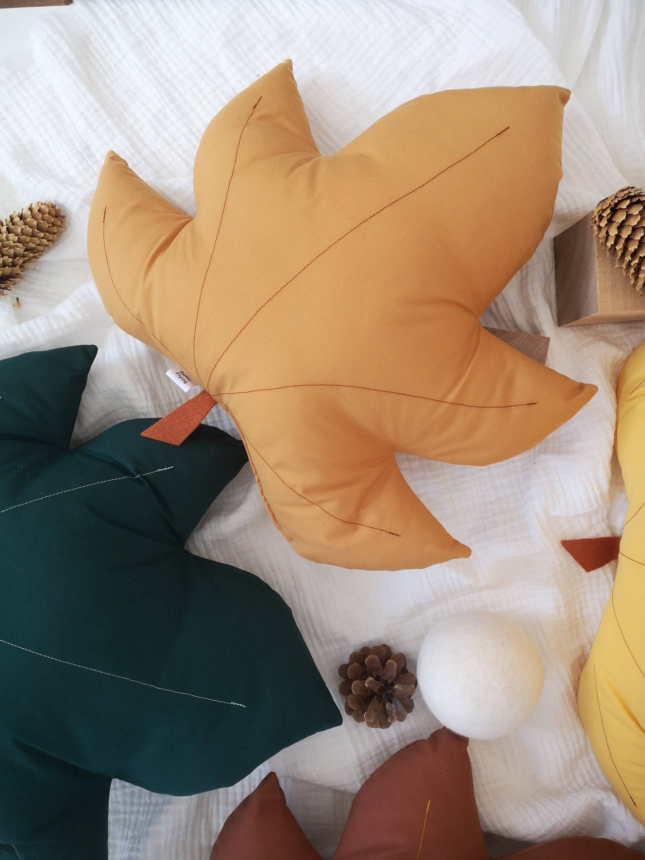 The Butter Flying - Wholesale Throw/Decorative Pillow -  Leaf Decorative Pillow2