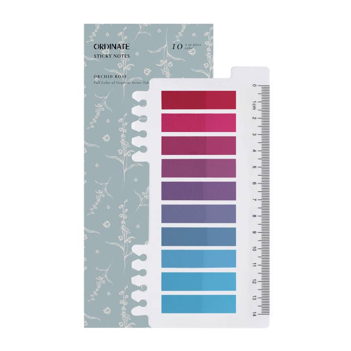 Orchid Rose | Ordinate Transparent Adhesive Strips|sticky note for wholesale by Ordinate