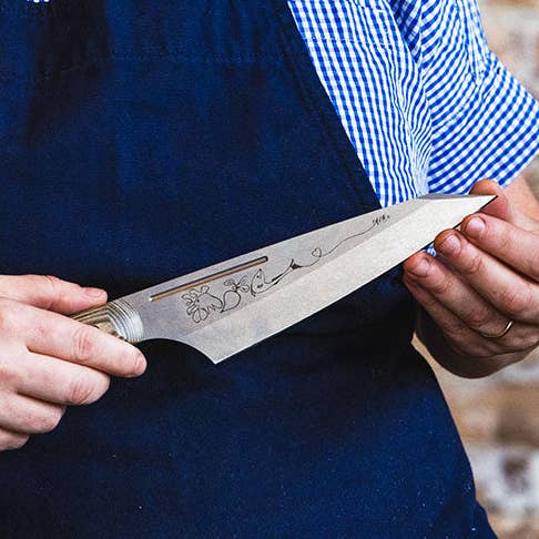 Couteau de Chef April Bloomfield Carbon - 6,5" pour la vente par Messermeister