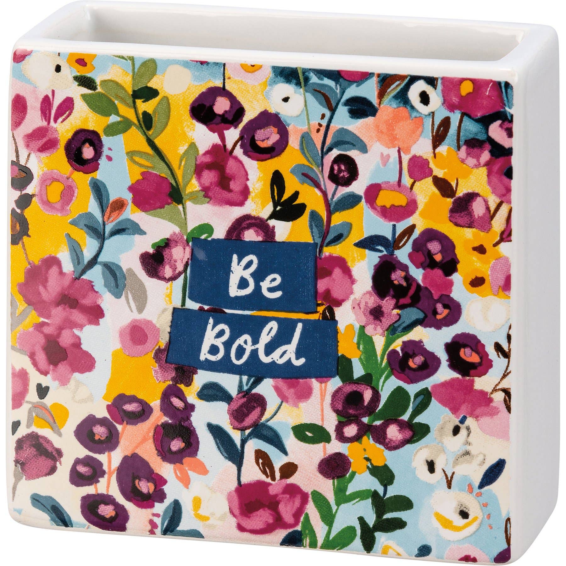 Primitives by Kathy - Wholesale Vase - Simply Blessed Square Vase1