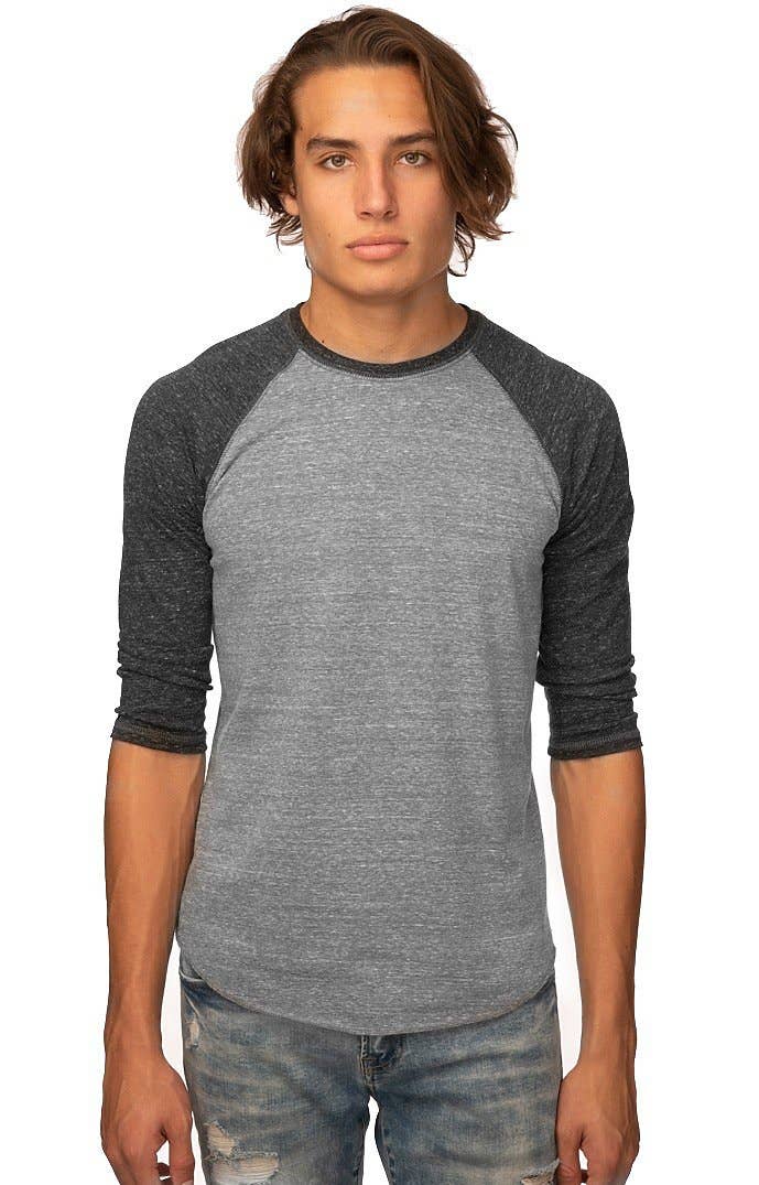 Royal Apparel - Wholesale T-Shirt - Men's - UNISEX TRIBLEND RAGLAN BASEBALL SHIRT15