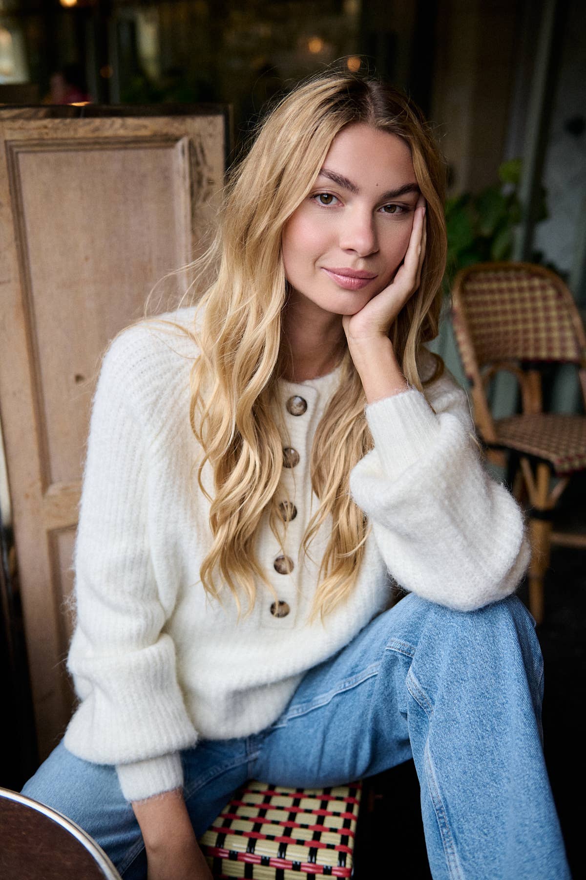 Nathael Paris - Wholesale Knit Sweater - Women's - Loose alpaca and wool sweater8