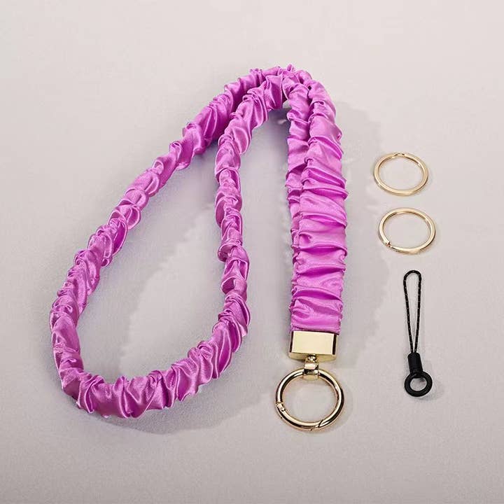 MKS America - Wholesale Lanyard - Women's - Wrinkle Lanyard With Accessories13