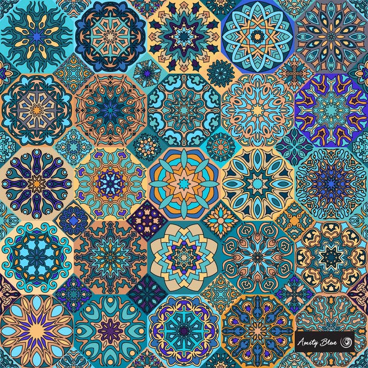 Patchwork Beach Blanket for wholesale by Amity Blue