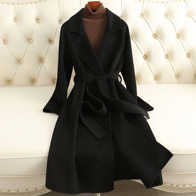 Sheer Trend - Wholesale Coat - Women's - Double Faced Wool Long Coat1