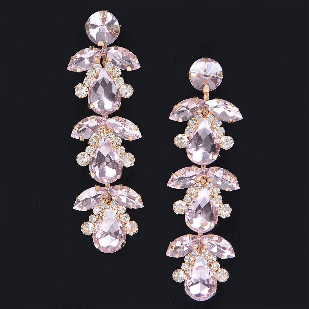 3AM BY H&D ACCESSORIES - Wholesale Dangle Earrings - Rhinestone Earring5