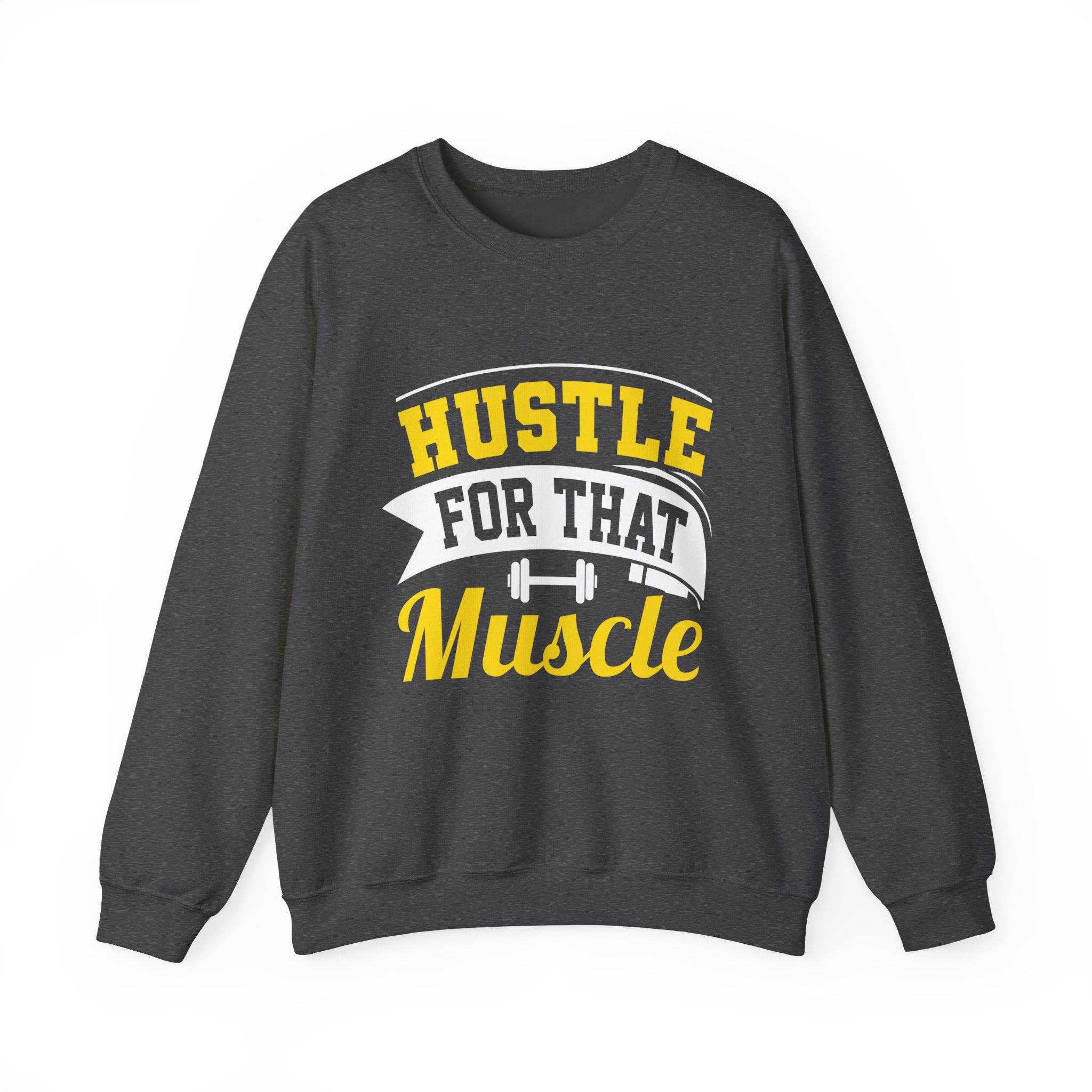 RC'nSONS - Wholesale Graphic Sweatshirt - Unisex - Hustle For That Muscle Unisex Sweatshirt0