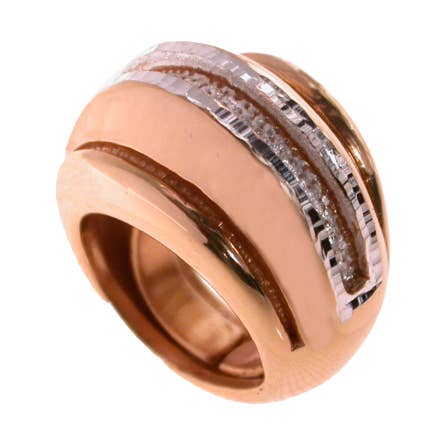 EBOLI ring in gold-plated silver for wholesale by novi orbis srls