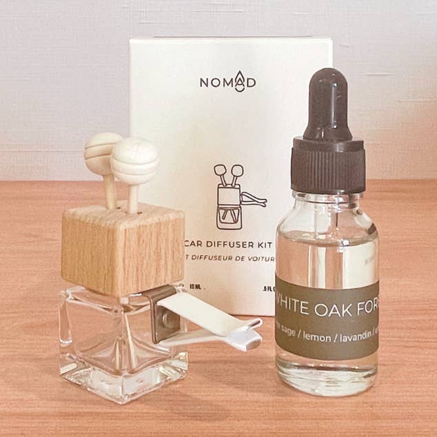 Kit de Difusor de Coche Clip-On - Bosque de Robles Blancos para venta al por mayor de Nomad Wax Co.