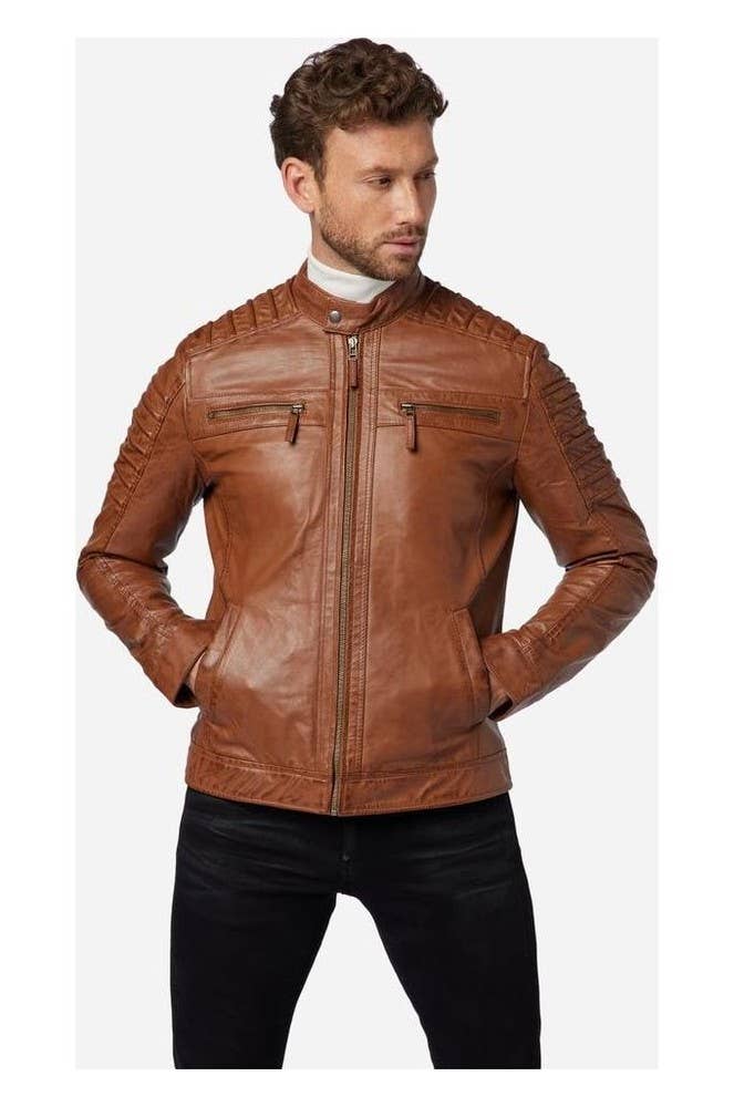 Ricano - Wholesale Leather Jacket - Men's - Men's leather jacket 12815 - premium lamb leather5