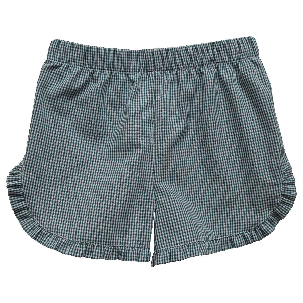 Vive La Fete - Wholesale Shorts - Kids - Gingham Girls Ruffle Short0