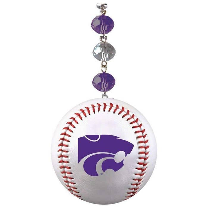 Kansas State University - HONKBAL (set van 3) MAGNETISCH ORNAMENT voor wholesale door MagTrim