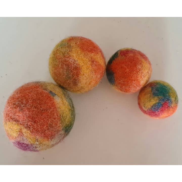 herzundhund - Wholesale Pet Fetch Ball - Dog - Sustainable felt ball made from organic virgin wool - Basic Ball colorful