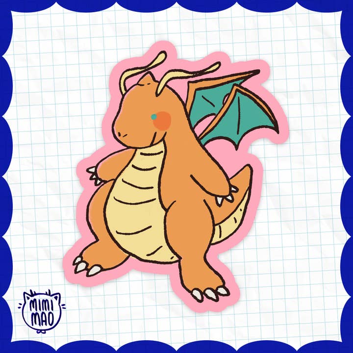 mimimao - Wholesale Sticker - Dragonite Pokemon Sticker