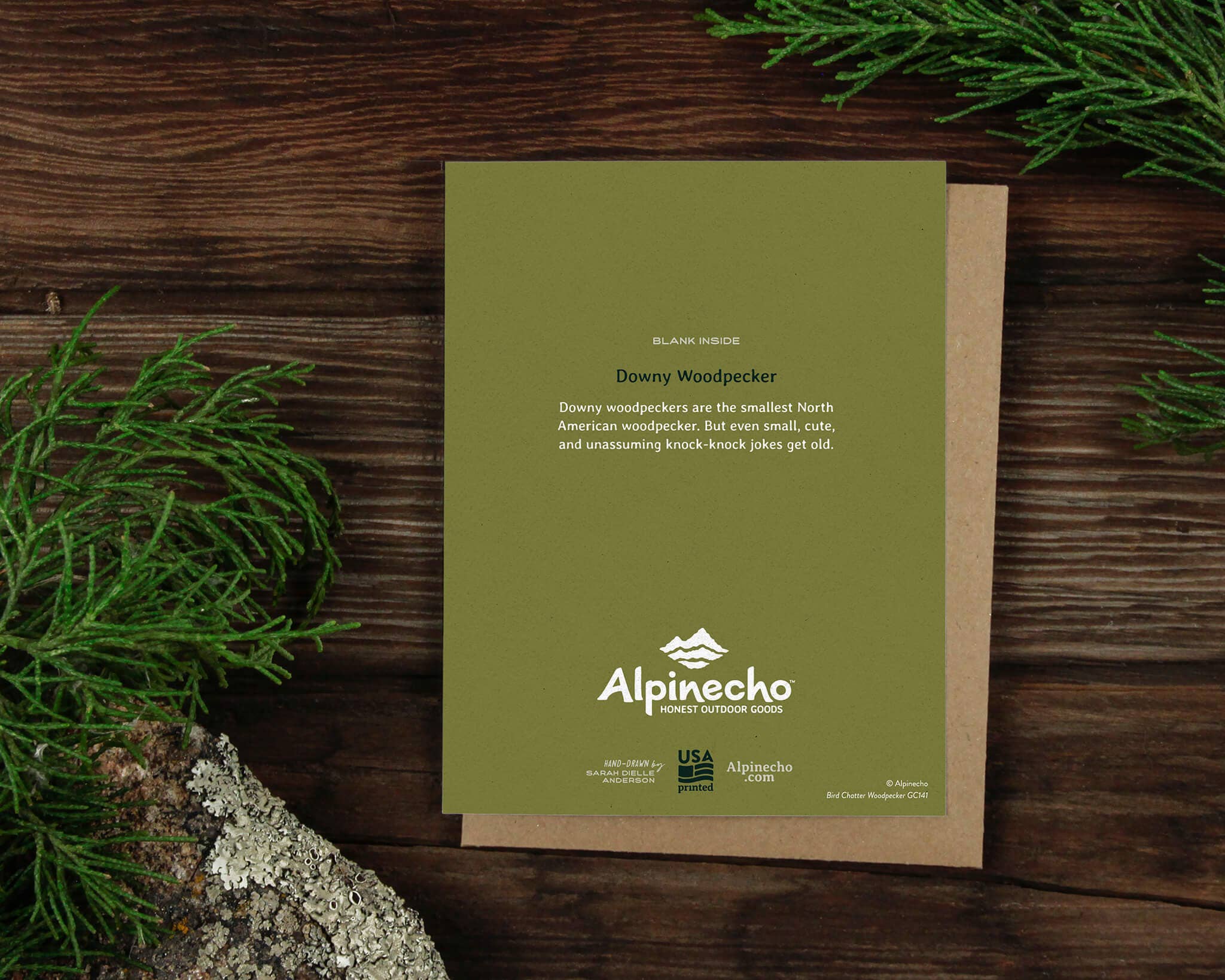 Alpinecho - Wholesale Everyday Greeting Card - Bird Chatter Woodpecker Greeting Card1