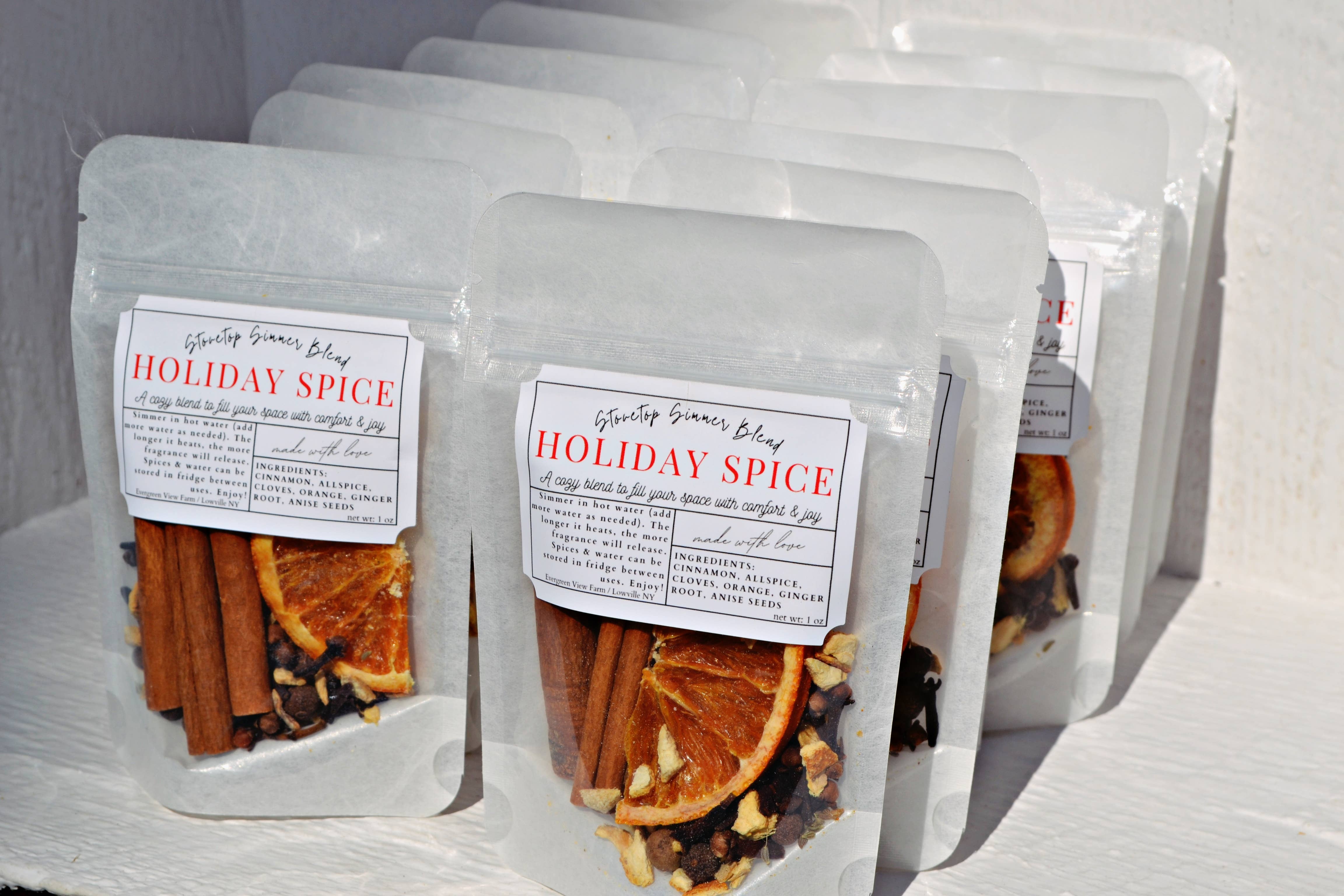 Evergreen View Farm - Wholesale Potpourri - Simmer Stovetop Potpourri Holiday Spice Fall Christmas Blend1