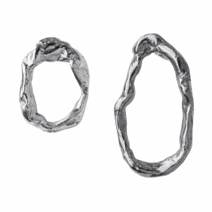 Orecchini Kyma - Mix Piccolo & Grande - Argento per la vendita all'ingrosso da parte di Sister