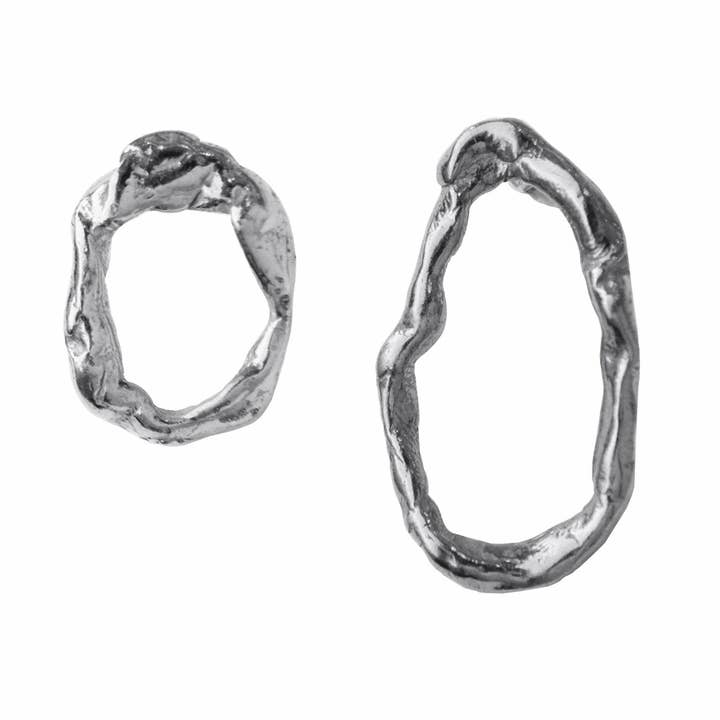 Orecchini Kyma - Mix Piccolo & Grande - Argento per la vendita all'ingrosso da parte di Sister