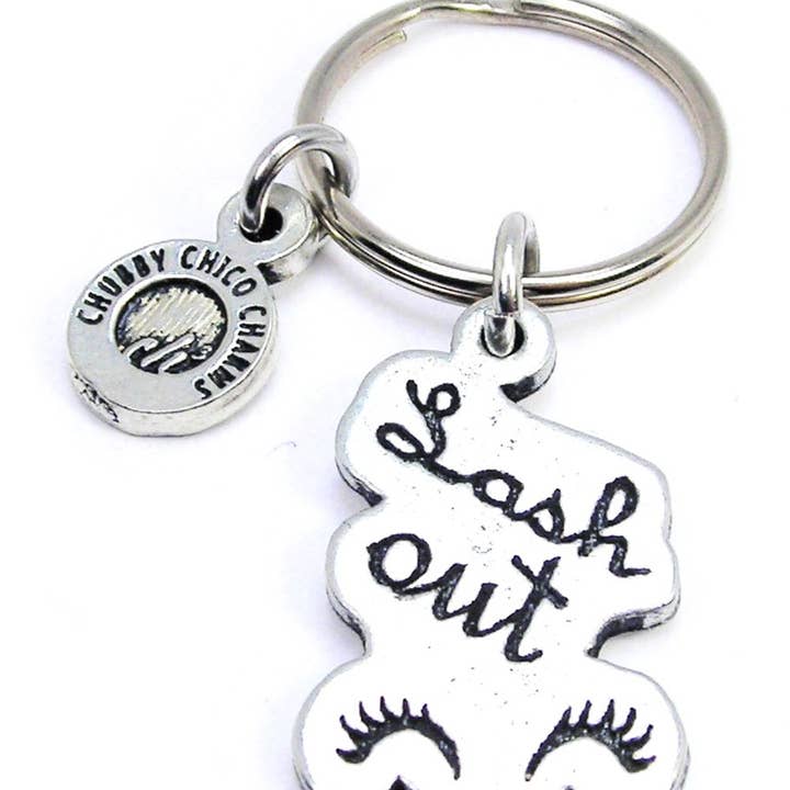 Lash Out Key Chain for wholesale by Chubby Chico Charms