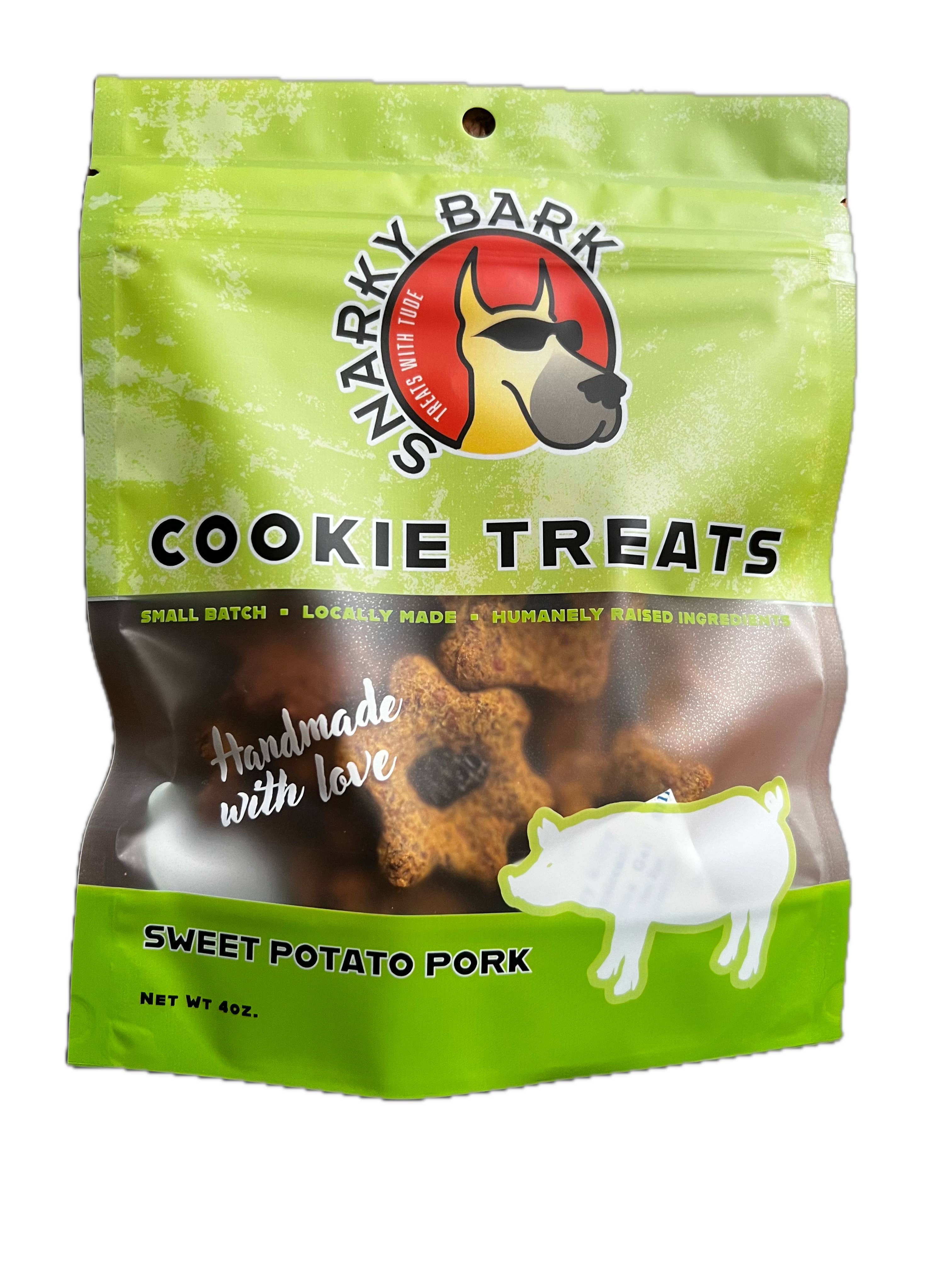 Snarky Bark - Wholesale Pet Treats - Dog - Snarky Bark Sweet Potato Pork Cookie Treats