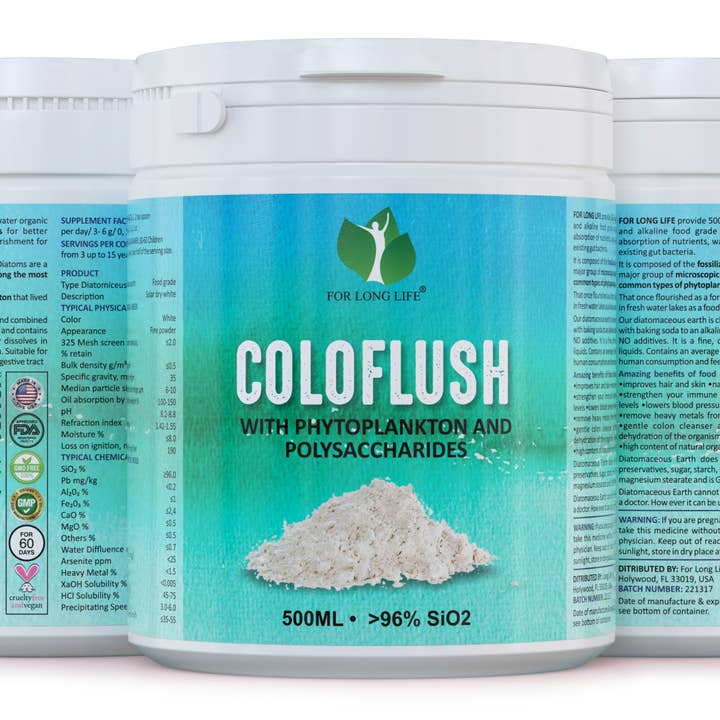 FOR LONG LIFE inc. - Wholesale Oral Supplement/Vitamin - For Long Life COLOFLUSH gentle cleaning of your intestine1