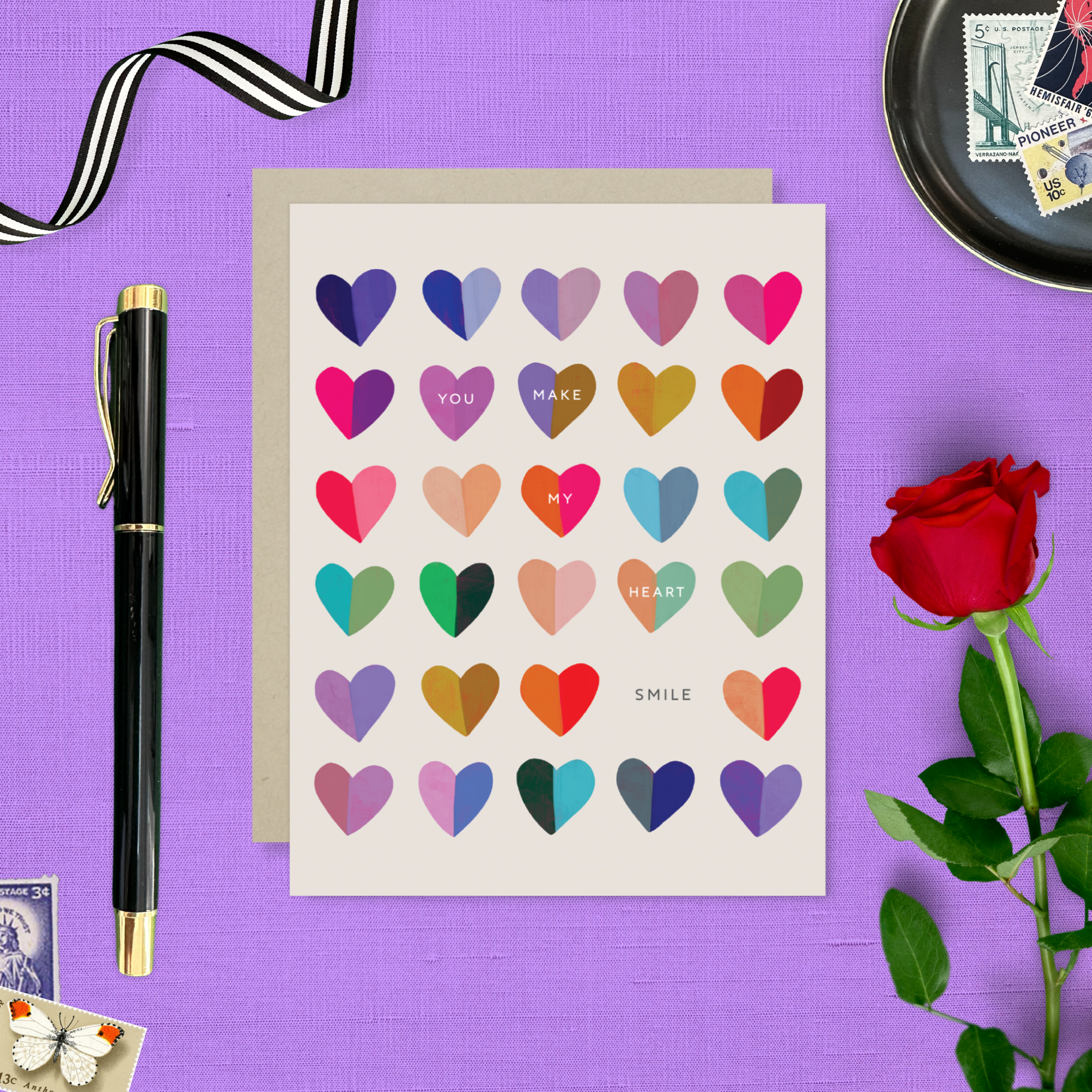 Barone and Co. - Wholesale Love Card - Heart Smile Love Card1