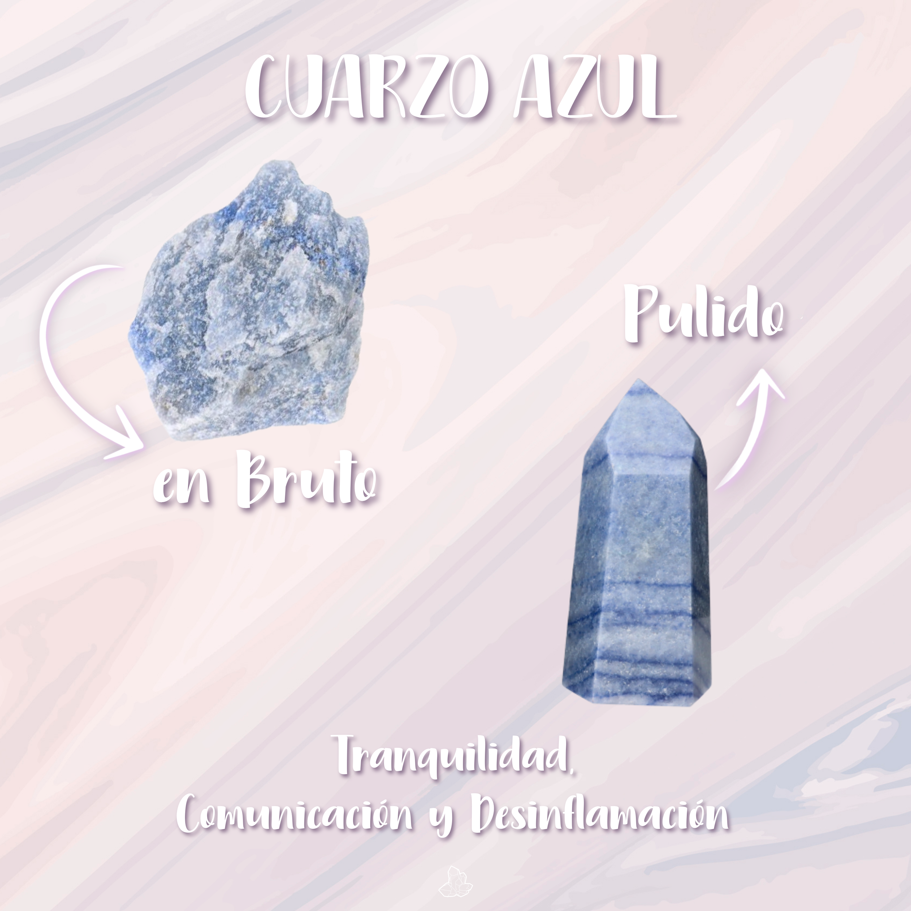 Vives de la Cortada S.L - Wholesale Individual Charm/Pendant - Blue quartz droplet-shaped pendant -BP-2