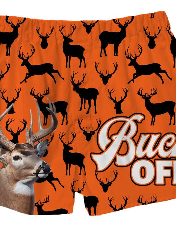 Buck Off Boxer Shorts for wholesale by BRIEF INSANITY