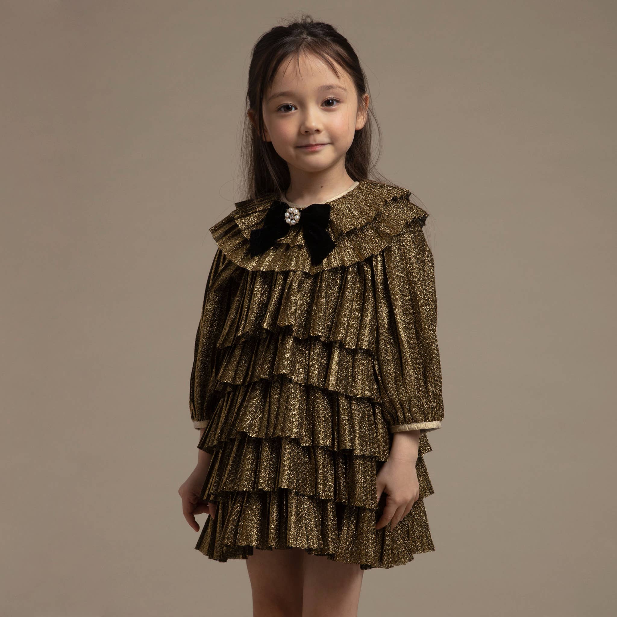 Petite Hailey – Großhandel Kleid – Kinder – Mehrlagiges Kleid1