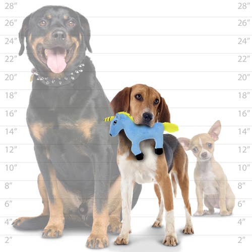 Tuffy Dog Toys - VIP Products - Wholesale Pet Squeaky Toy - Dog - Mighty Jr Liar Unicorn, Plush, Squeaky Dog Toy