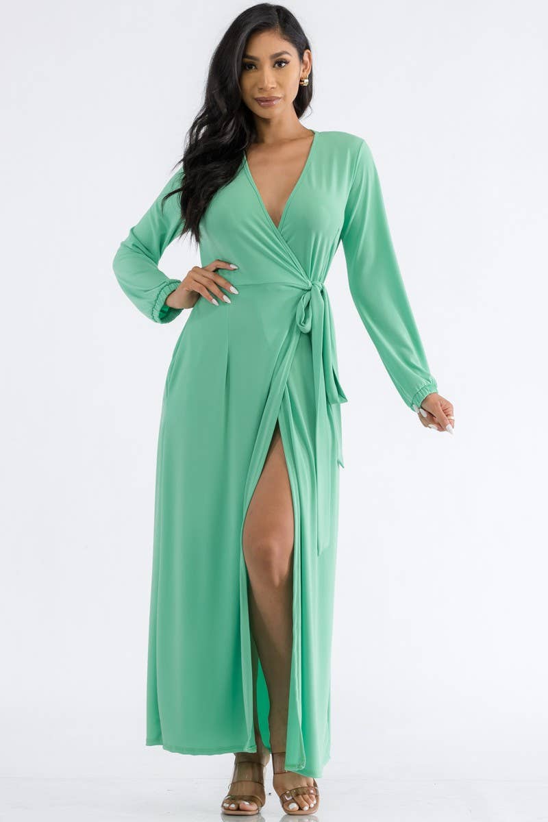 H&H Fashion Inc. - Wholesale Dress - Women's - HH548X1-LS PLUS SIZE LONG SLEEVE MAXI DRESS6