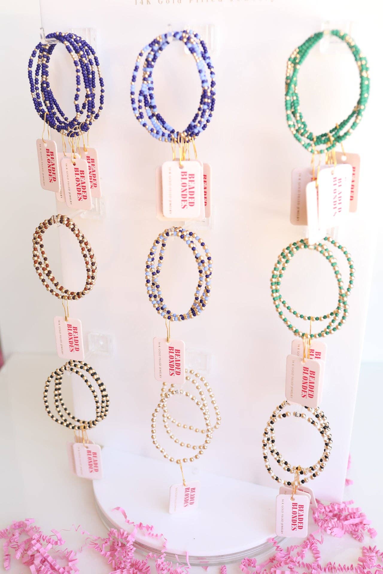 Beaded Blondes – wholesale Beaded bracelet – Demi Bracelet in Black1