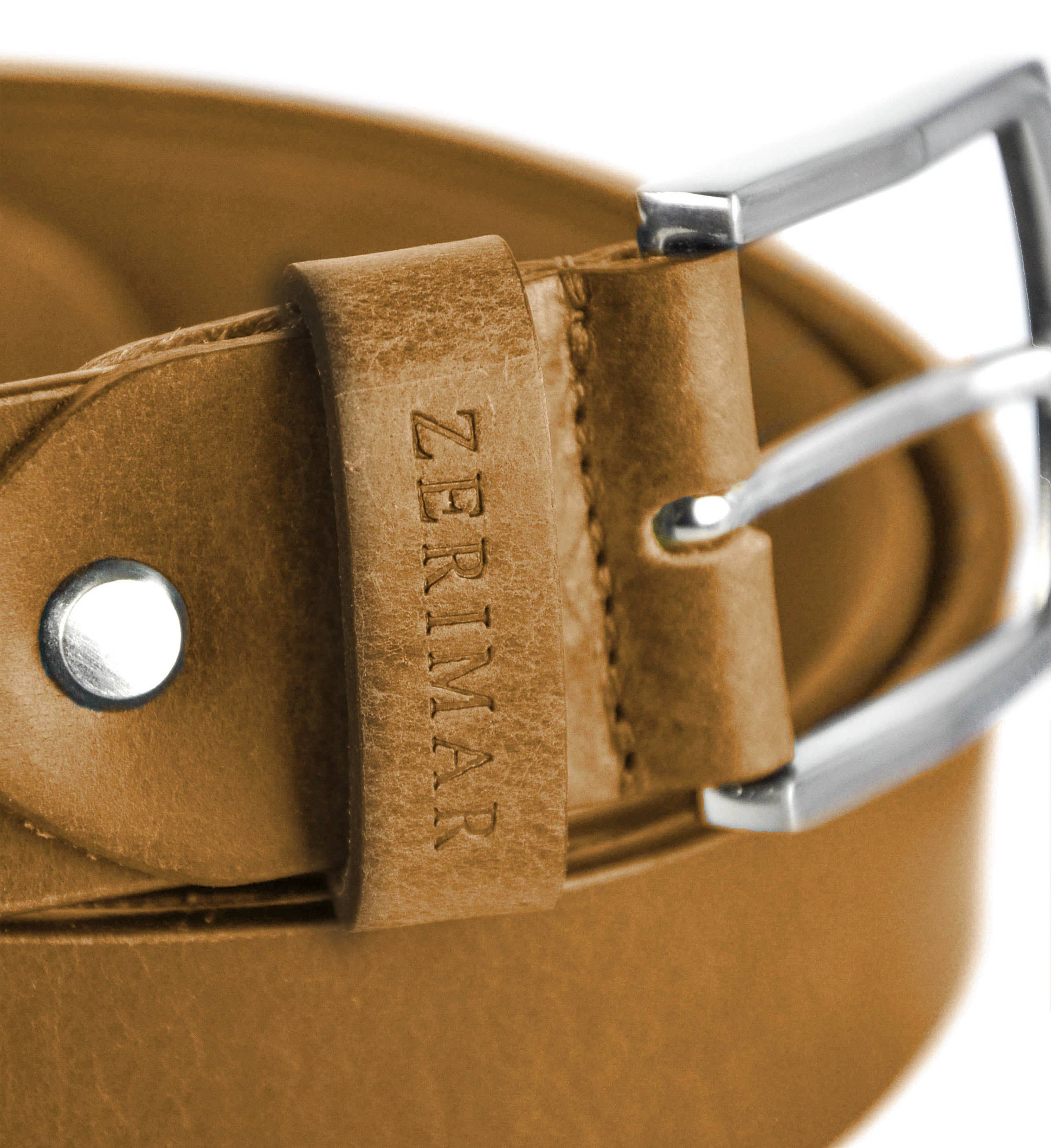 Zerimar 1942 - Wholesale Riem - Heren - Zerimar 1942 Herenriem van rundleren, 34 mm breed22